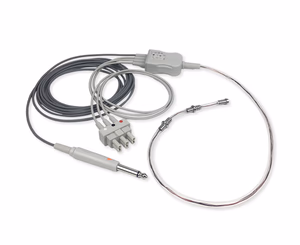 Compatible Esophageal Probe with 3-lead ECG and Temperature, Extra Small Size (alternative to Bionet B-EPRB-XS) for Bionet Brio X3vet, Brio X5vet, Brio X7vet, BM3Vet Elite, BM5Vet Elite, BM7Vet Elite SKU: EPT-BN3-5C