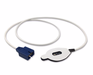 Compatible All Sizes Forehead SpO2 Sensor 0.9m (comparable to Nellcor MAXFAST(0.9m), Technology: OxiMax) Disposable, 12 Pcs / Box SKU: SSD-001XC-FH09
