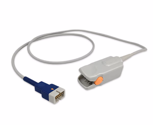 Compatible Adult Finger Clip SpO2 Sensor 1.0m (comparable to Nellcor DS100A, Technology: OxiMax) Reusable, 1 Pc / Bag SKU: SS-001XC-AF10